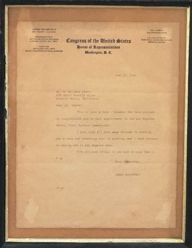 Rare hand signed letter - rare,