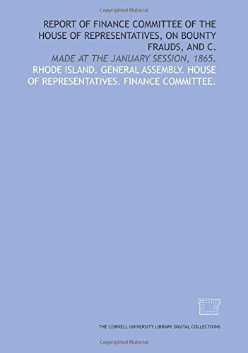 Report finance committee of - committee,