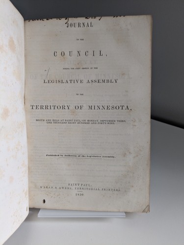Minnesota territory 1849 - [minnesota, territory]