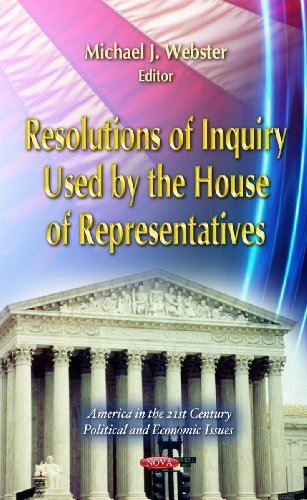 Resolutions inquiry used by - of,