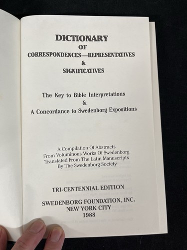 Dictionary correspondences - dictionary,