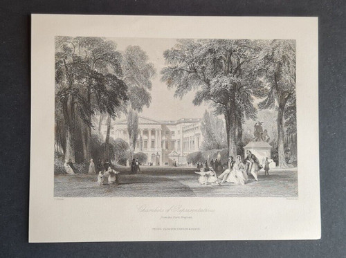 Antique print - (c, 1851)