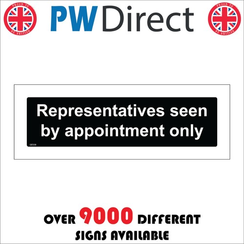 Sign representatives seen - seen, by