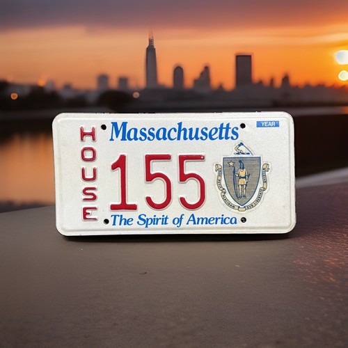 Massachusetts license plate - license,