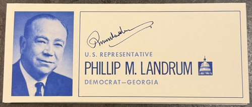 Phillip landrum signed - landrum,