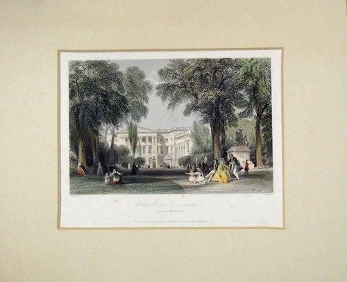 Original old antique print - original,